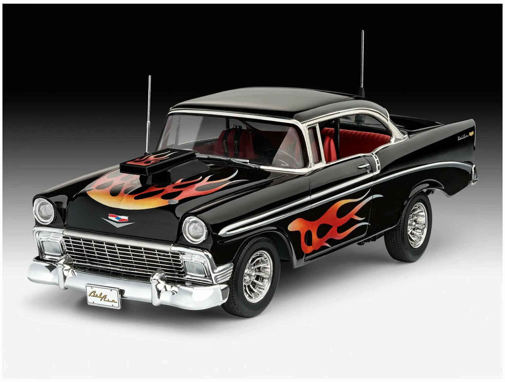 Автомобиль 1 56. Revell '56 chevy Custom. Revell 1/24 '56 chevy Customs. Revell 1/24. Revell Chevrolet 56 Custom.