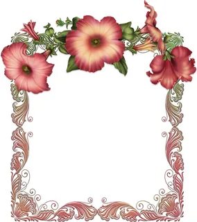 Фон рамка цветы