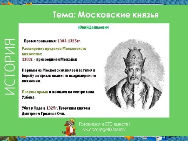 Первые московские князья.