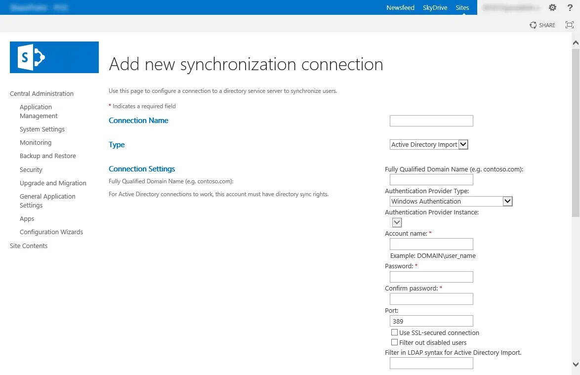 В SHAREPOINT У пользователя отсутствует должность. Convert License SHAREPOINT don't Active. Import directory