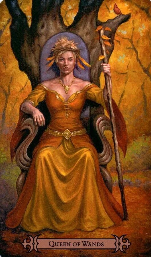 Королева пентаклей и королева жезлов сочетание. Королева жезлов таро. королева посохов таро. таро арканум королева жезлов. queen of wands таро.
