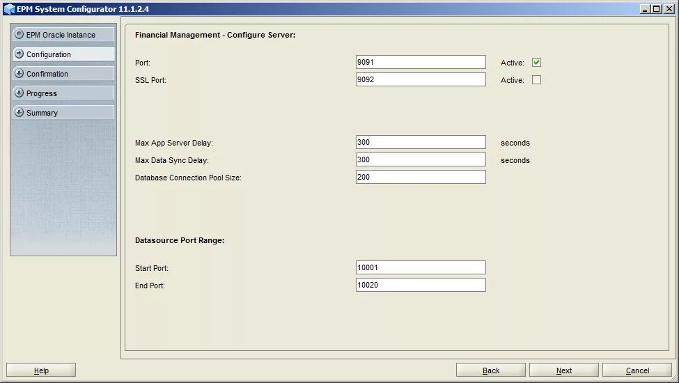Installation and configuration