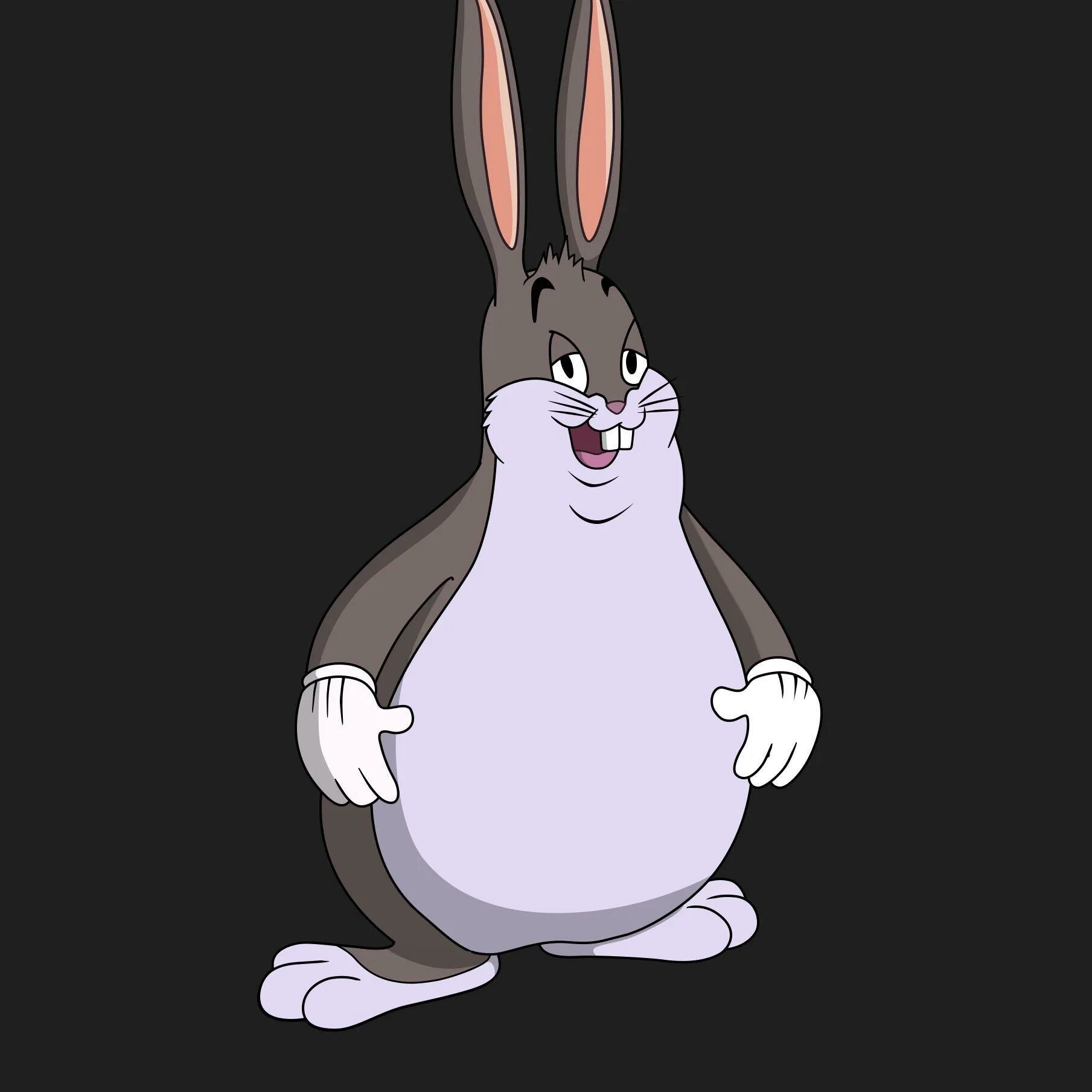 Кролик мем. Chungus. Биг Чунгус. Жирный Багз Банни. Big chungus кролик.