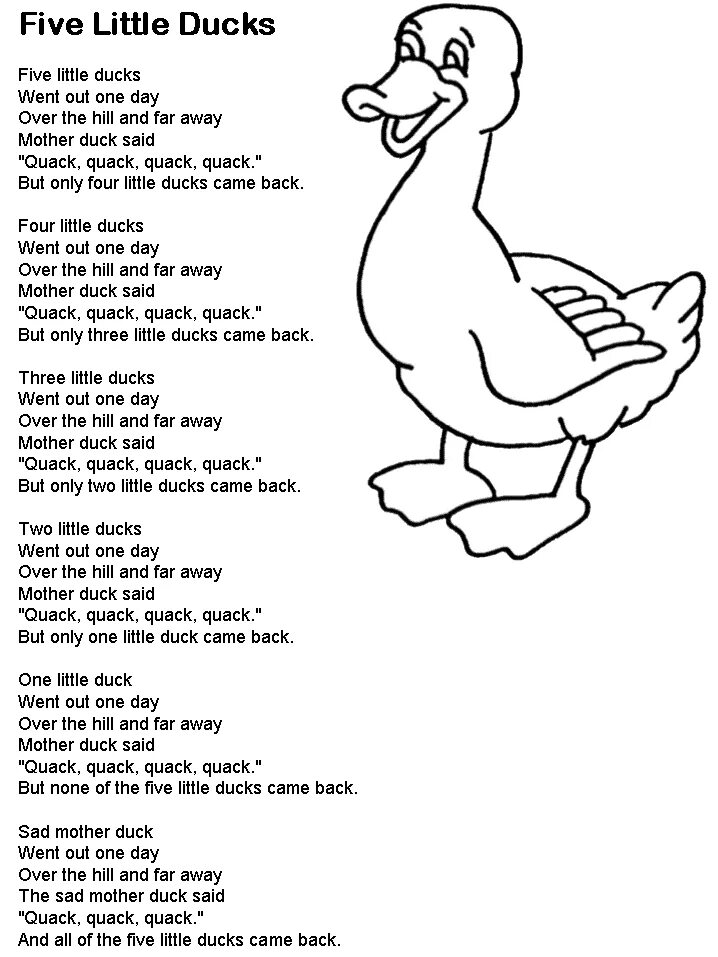 Five little Ducks слова. Текст песни Five little Ducks. Five little Ducks перевод. Утки слова.