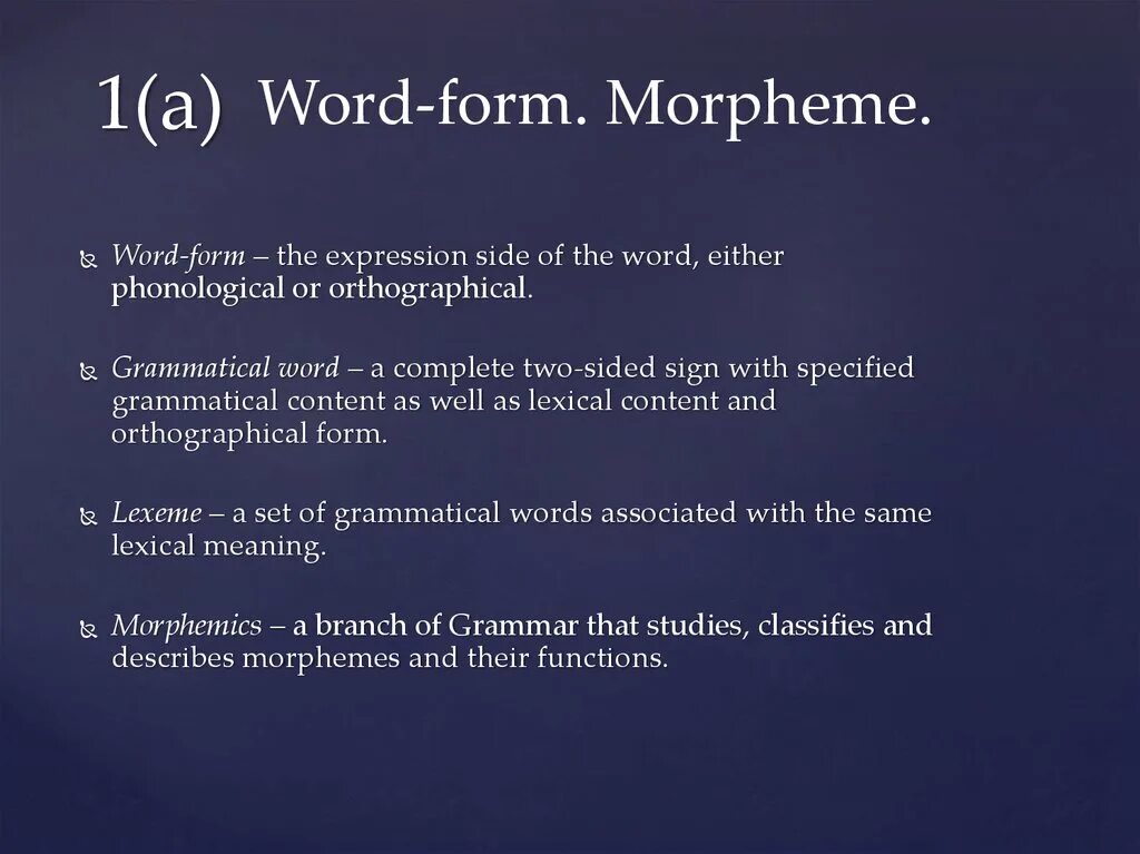 Lexical and grammatical Morphemes. Morpheme and Word. Word forms. Grammar Morpheme. Word forming units