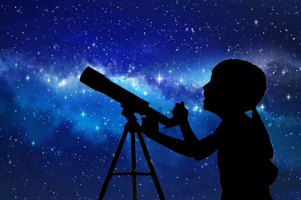Какой прибор используется для исследования звездного неба. Астроном с телескопом. Телескоп для детей. Астрономия для детей. Звездное небо телескоп.
