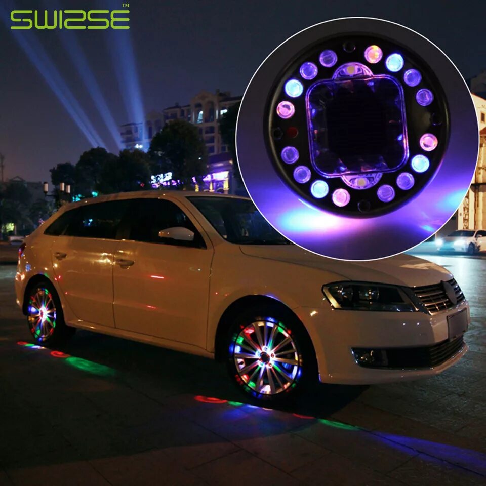 Освещение машины. Подсветка колес автомобиля. Светящиеся диски на машину. Подсветка дисков автомобиля. Неоновая подсветка колеса.