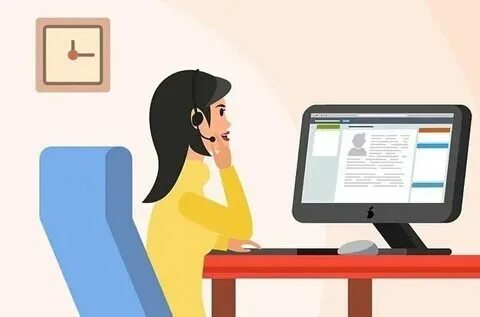 Работа в чате поддержки на дому