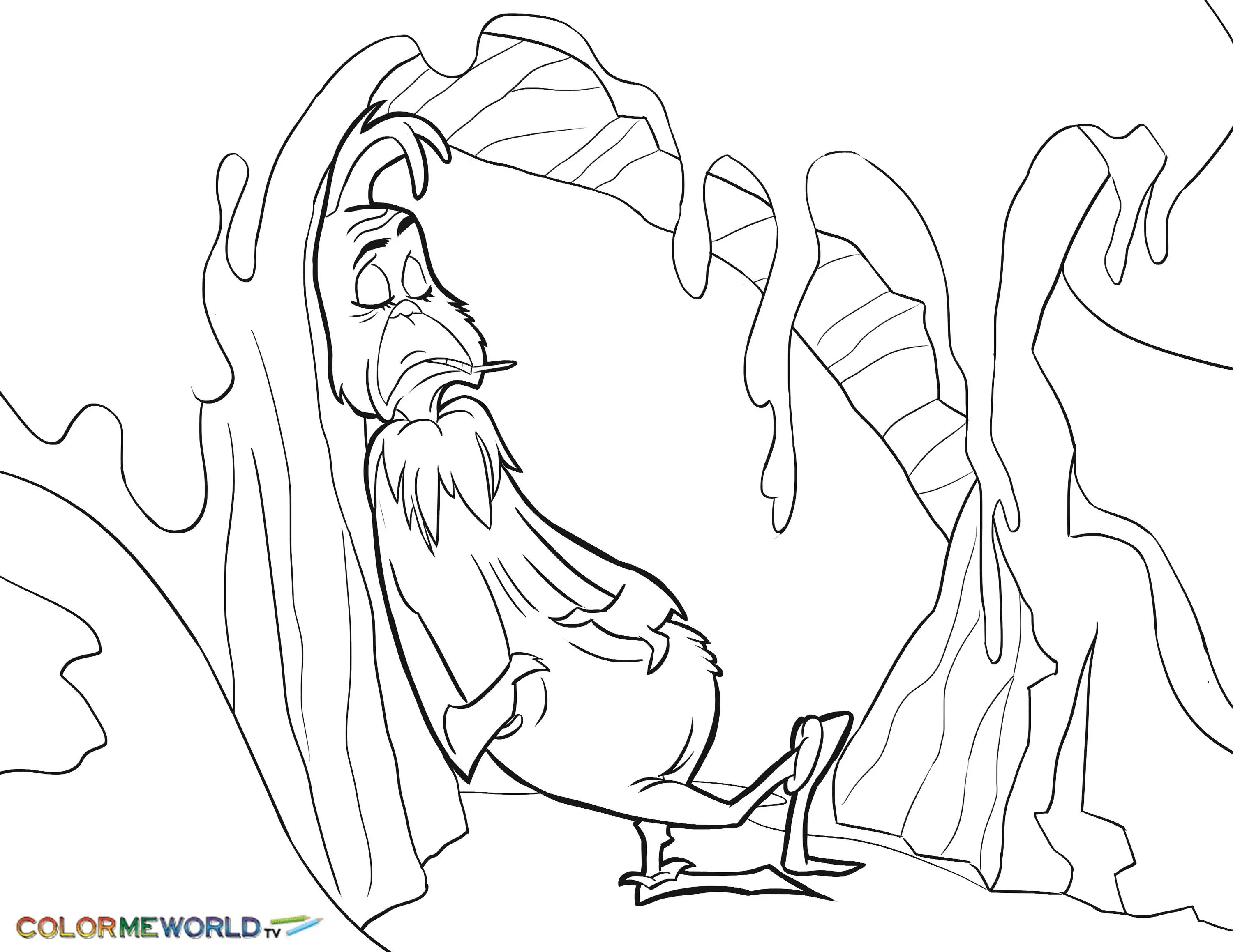 The Grinch Coloring Pages Printables