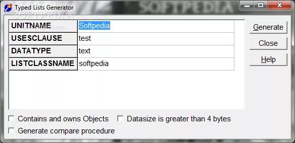 Generate list