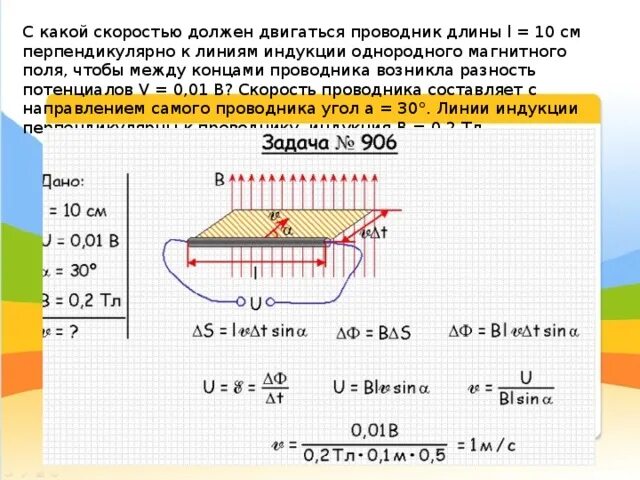 Горизонтальный проводник длиной 25 см электрическое сопротивление