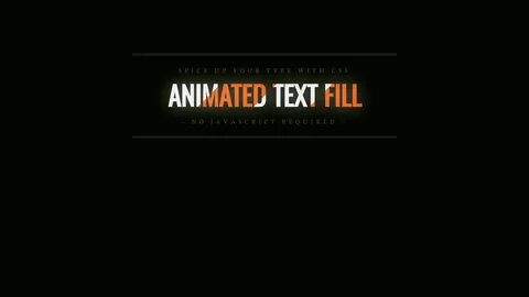 Text animations