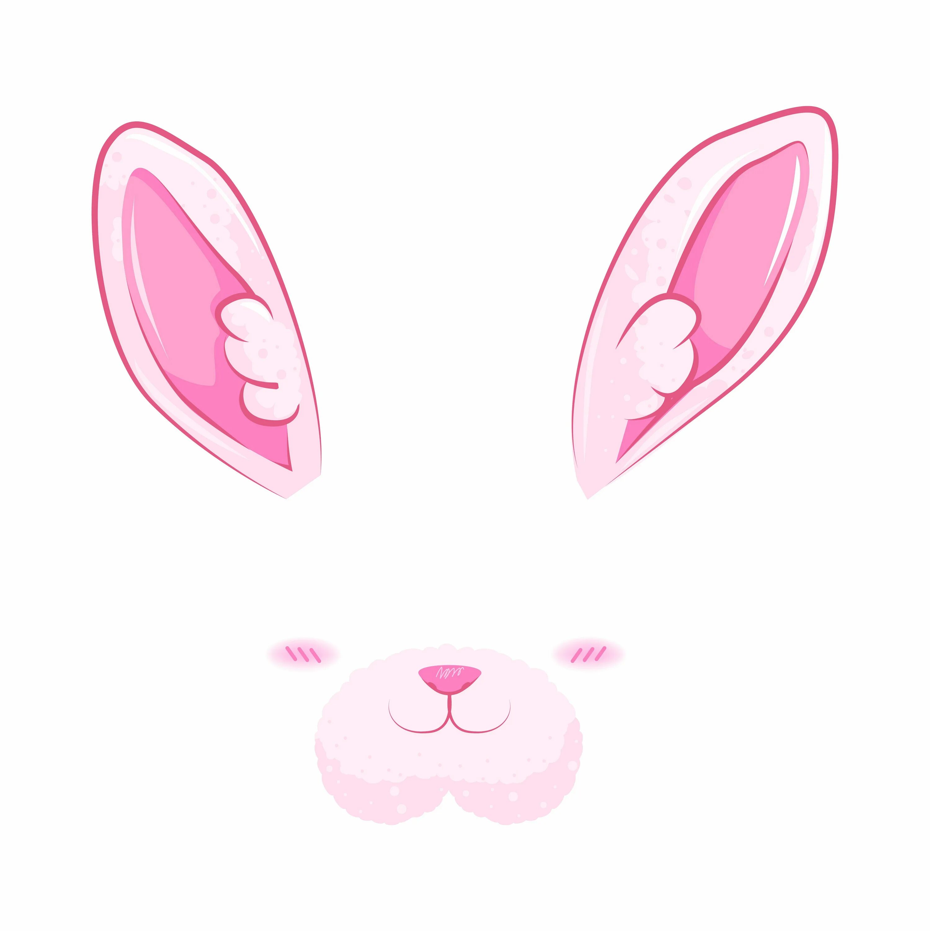 Мордочка зайца. Носик зайчика. Глазки для зайчика. Уши зайца.