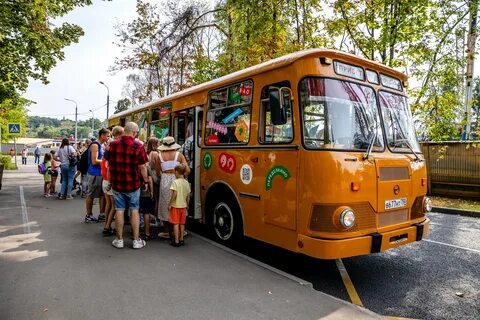 Автобус в маленьком городе