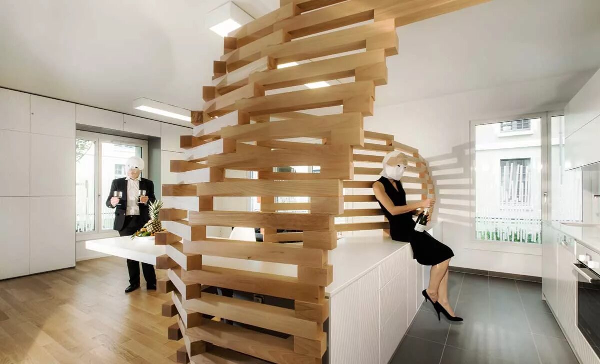 Офис wieden+kennedy в портленде. Необычные деревянные перегородки. Дизайнерские решения для дома. Офисная мебель будущего. Стол в переговорной минимализм.