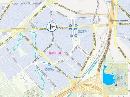 Как доехать до ленинского проспекта спб