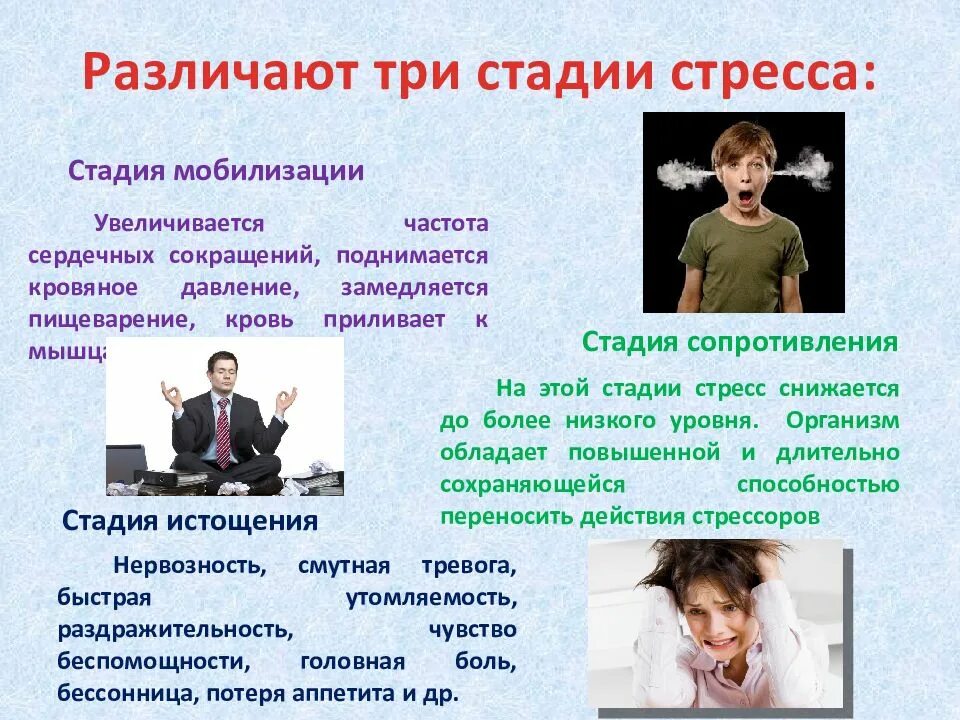 Типы личности стресс. Стресс и его влияние на человека. стадия мобилизации стресса. различают три стадии стресса. третья стадия стресса.
