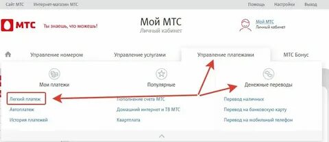 Лимит снятия мтс