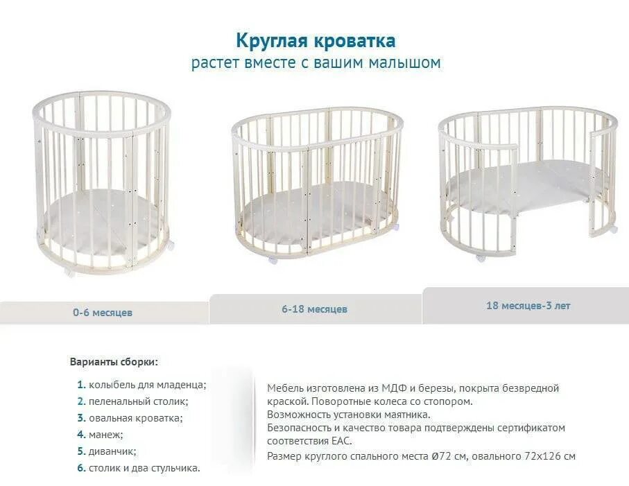 Люлька до скольки лет