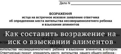 Возражение нотариусу образец