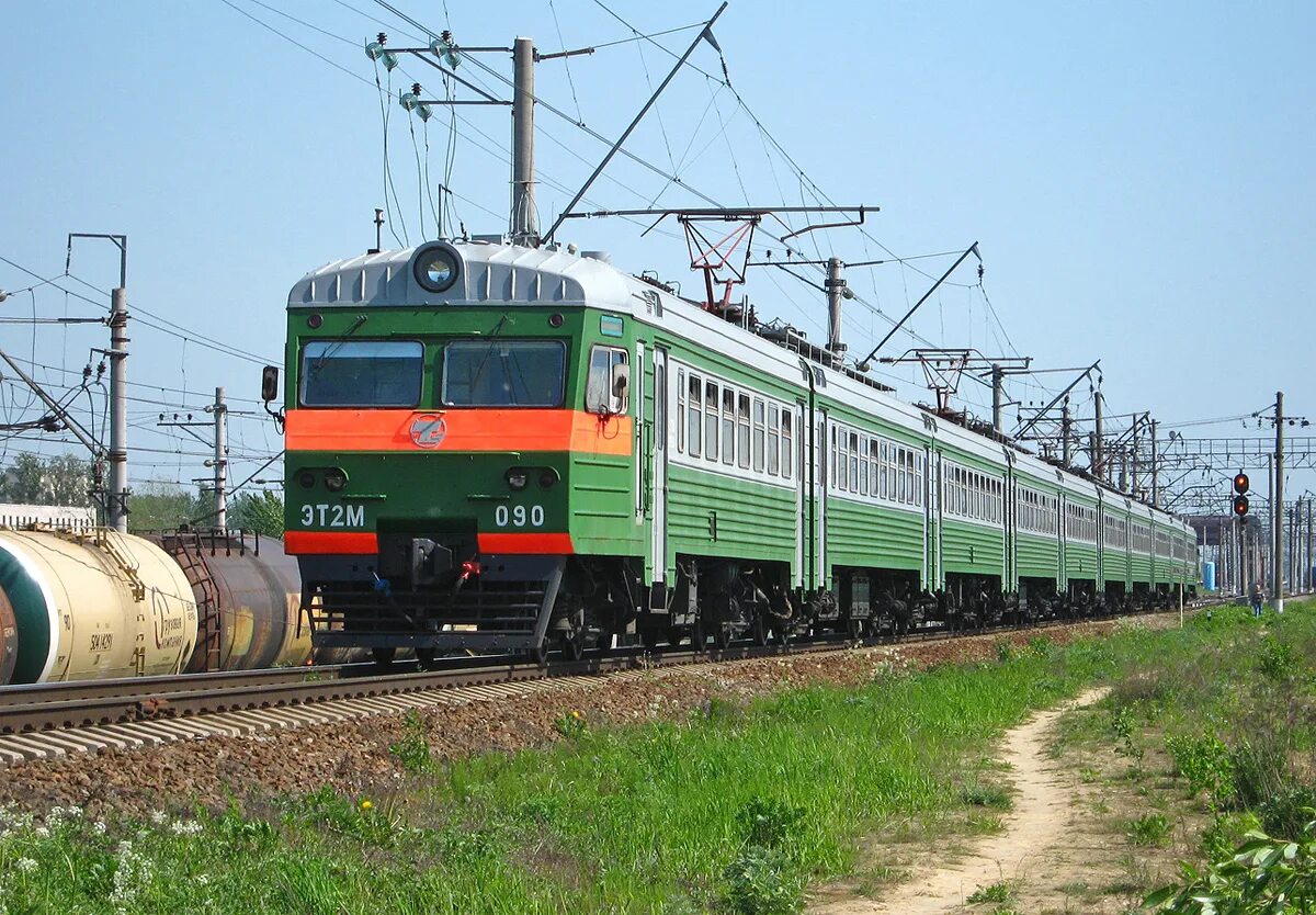 Эт2м 090. Эт2м 092. Эт2м Александров. Эт2м электропоезд электропоезда.