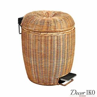 Ведро из ротанга
