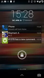 Screen notifications