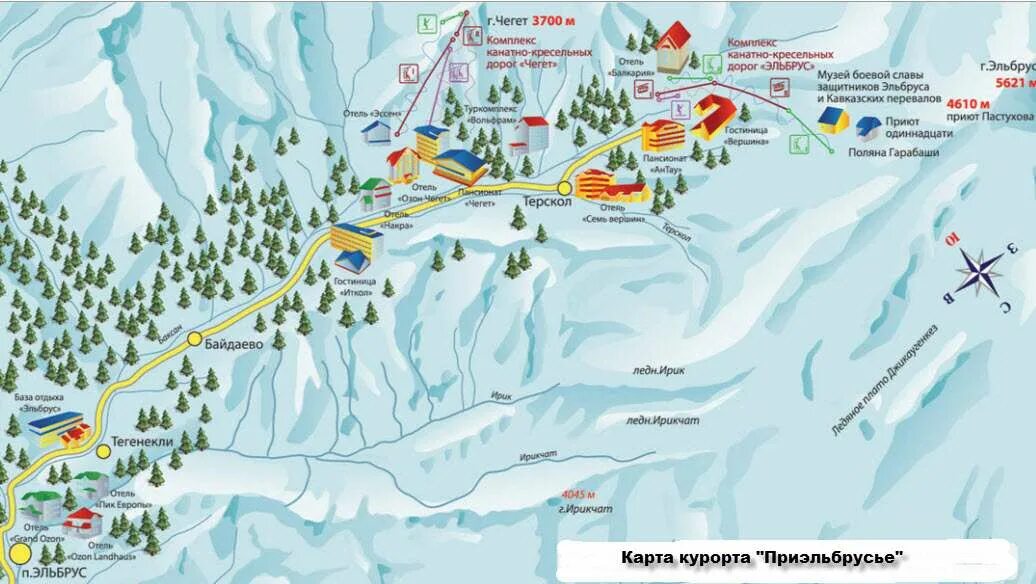 Где находится домбай в какой республике