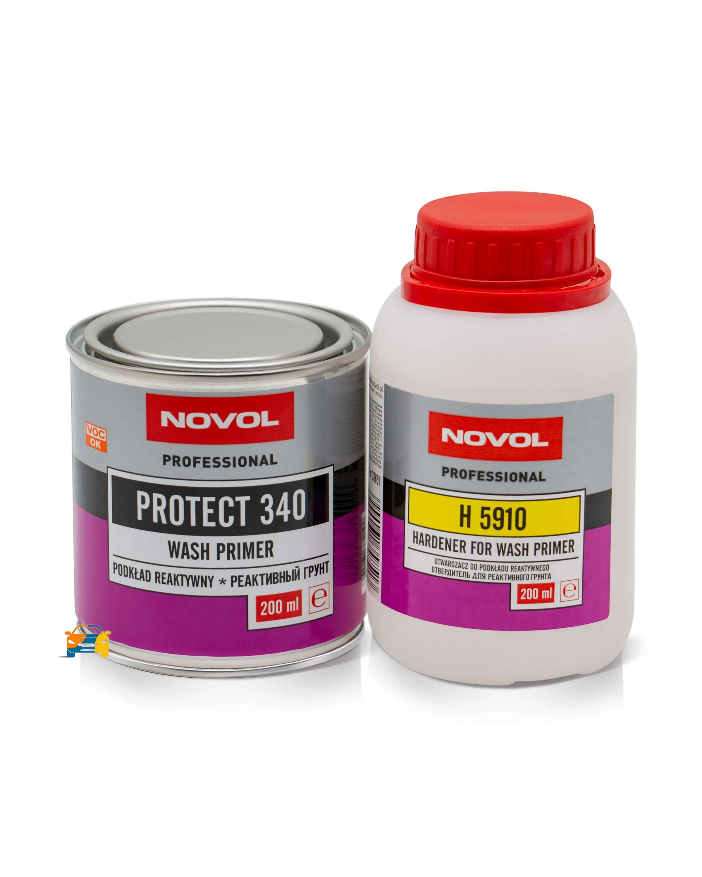 Какой грунт выбрать для авто. Novol грунт protekt 340 реактив. (0,2л+0,2л). реактивный грунт 340 2к 1+1 protect wash primer 1л novol. грунт новол 330. грунт novol protect 5+1 330.