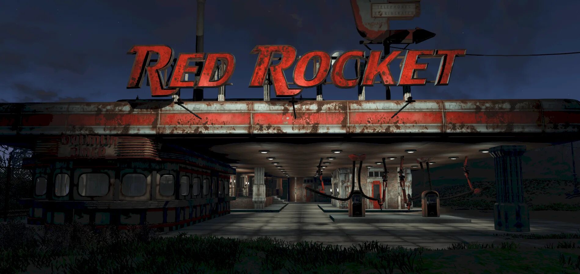 Fallout red. Ред рокет фоллаут. fallout 4 red rocket. красная ракета фоллаут 4. красная ракета фаллаут4.
