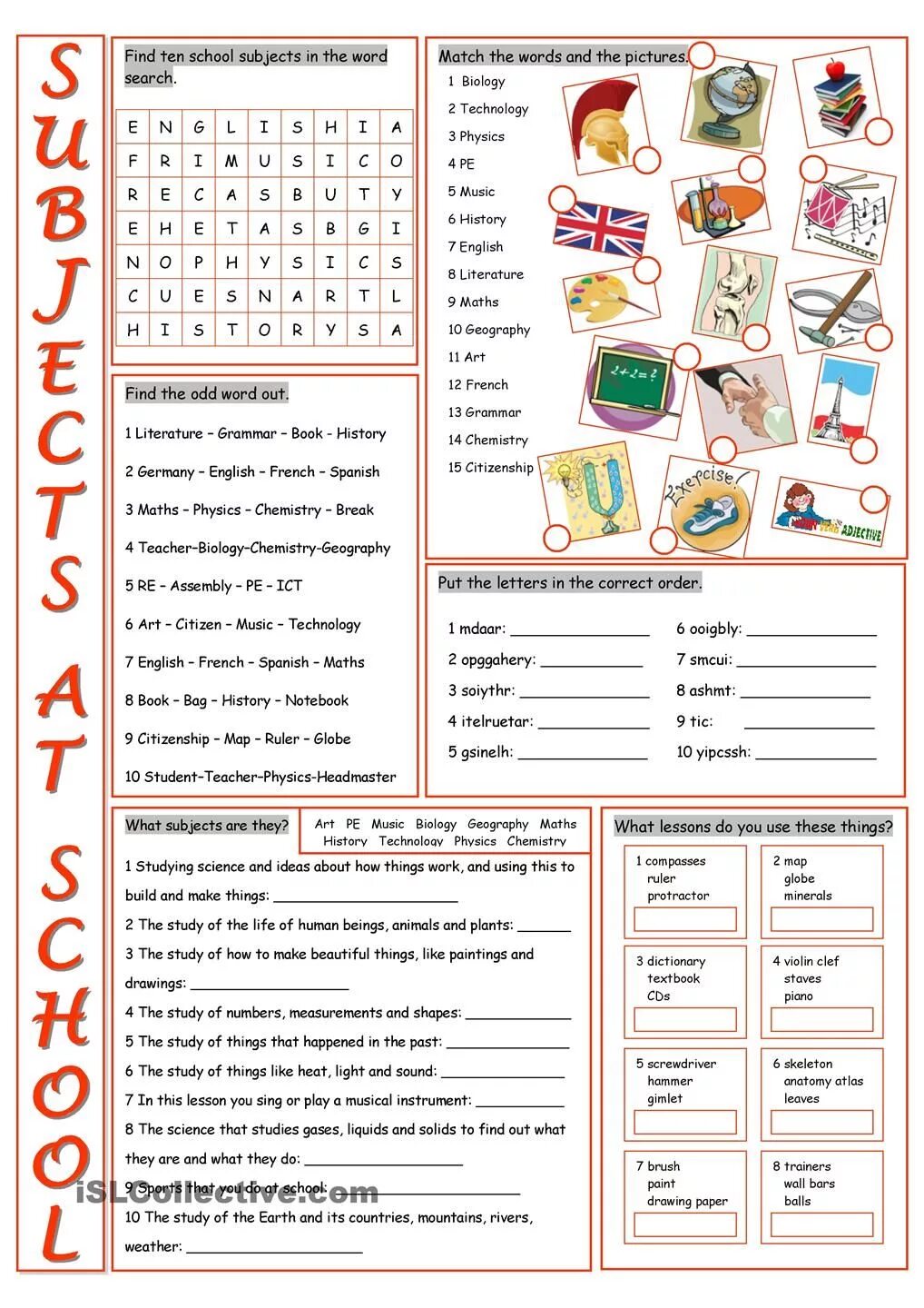 Английский язык School Worksheets. Задания по английскому школьные предметы. Школьные предметы на английском упражнения. Задания по английскому на тему школьные предметы.