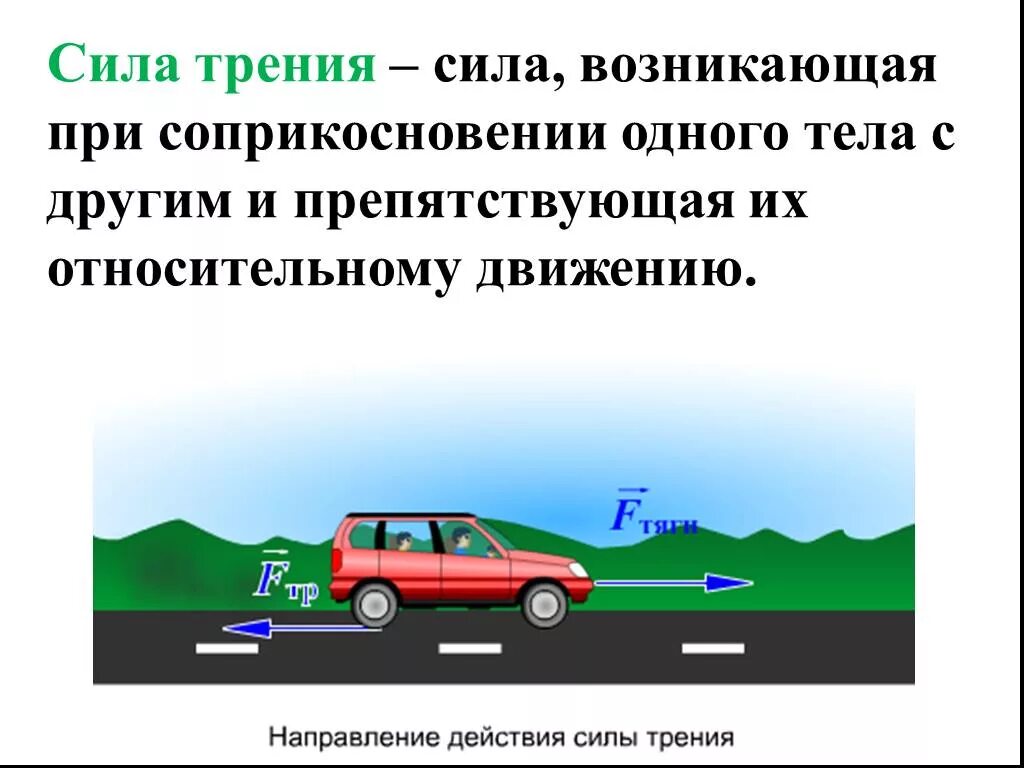 Возникает в результате увеличения. Сила трения. Сила трения в физике. Направление силы трения. Сила трения это сила.