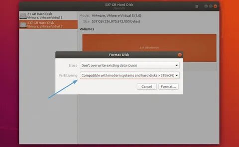 Gnome disks linux