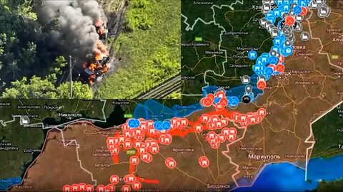 Фото боевая карта украины