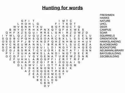 Word hunting