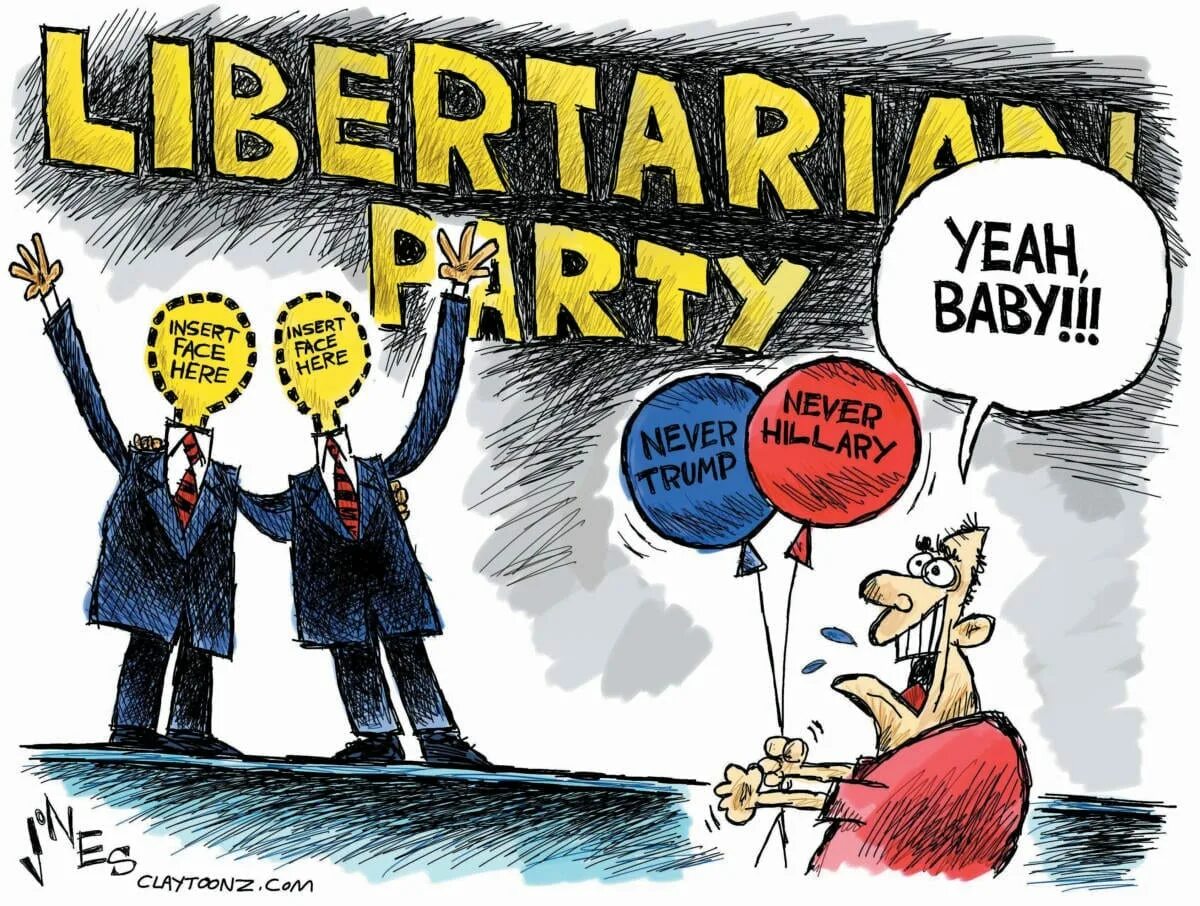 To the third parties we. Libertarian party trump. election day. third party images.