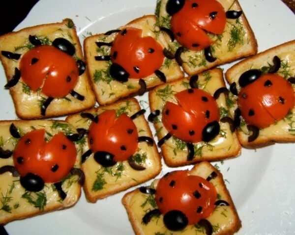 Вкусные бутерброды "Грибочки" - пошаговый рецепт с фото, ингредиенты, как пригот