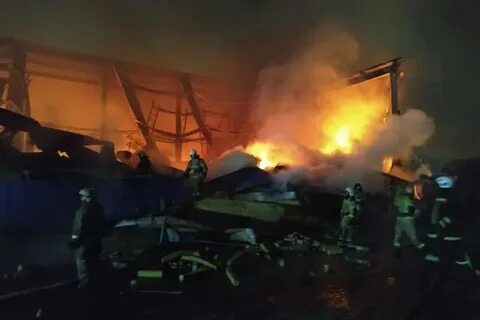Разбомбили склад в твери