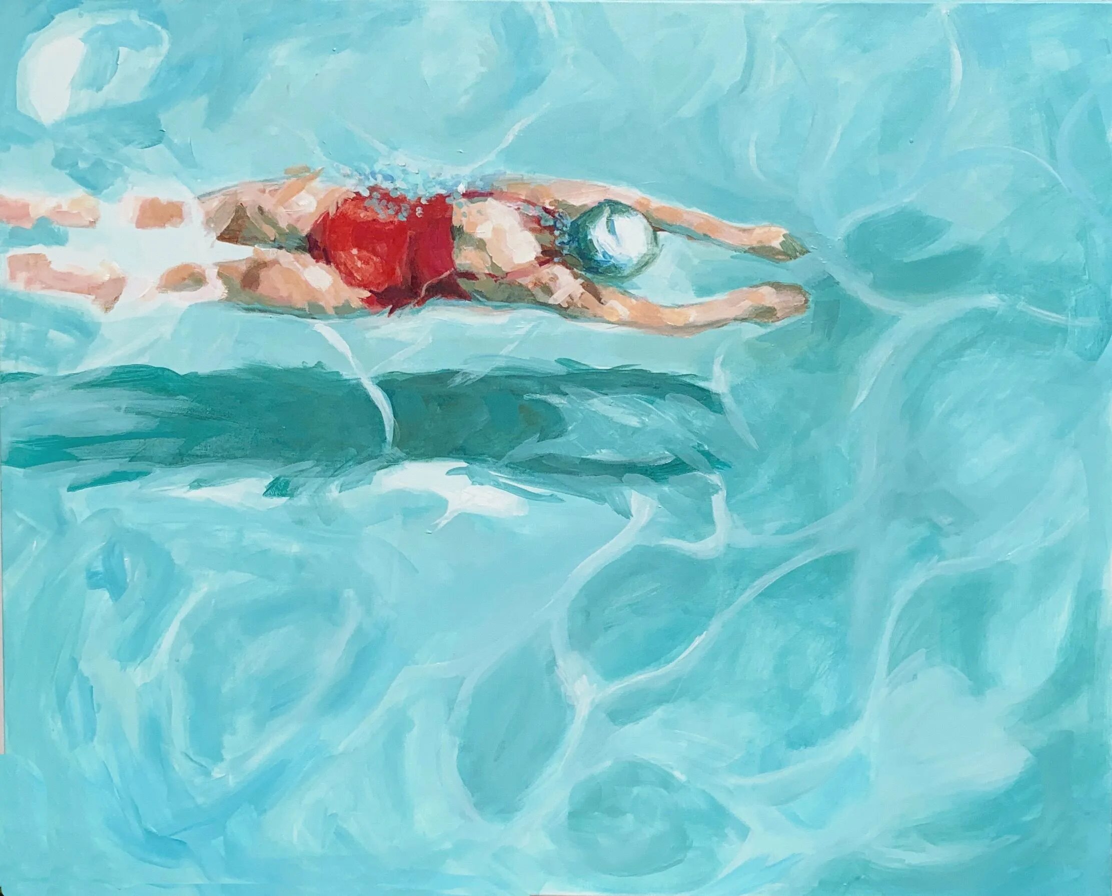 Картина бассейн. Парковый переулок 5 забава. Детский бассейн акварель самара. Вода иллюстрация. Бассейн акварель самара физкультурная.