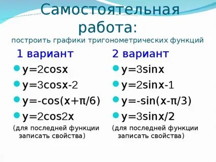 Пример функции преобразования