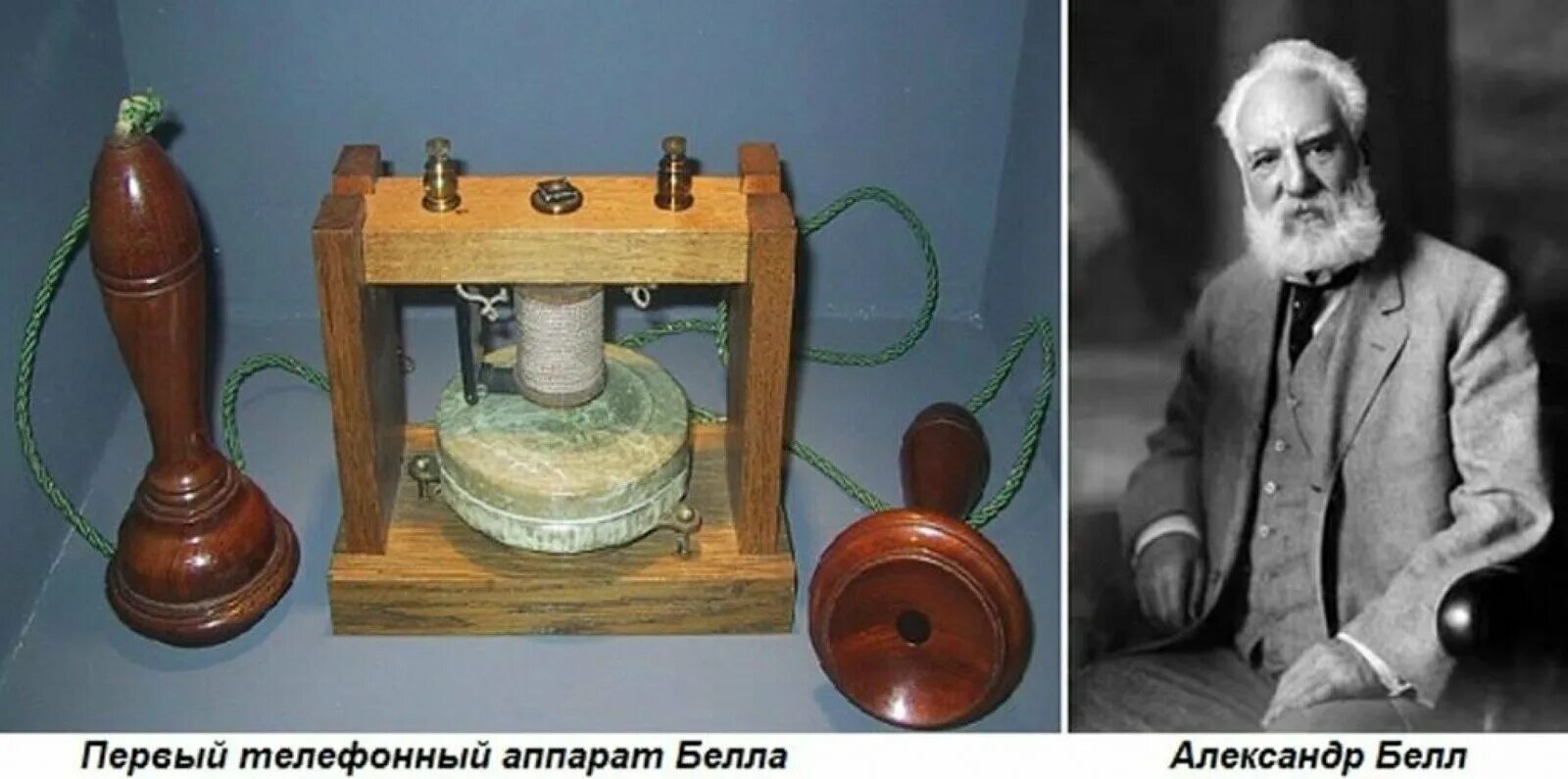 В 1876 году американец а. Белл изобрел телефон.