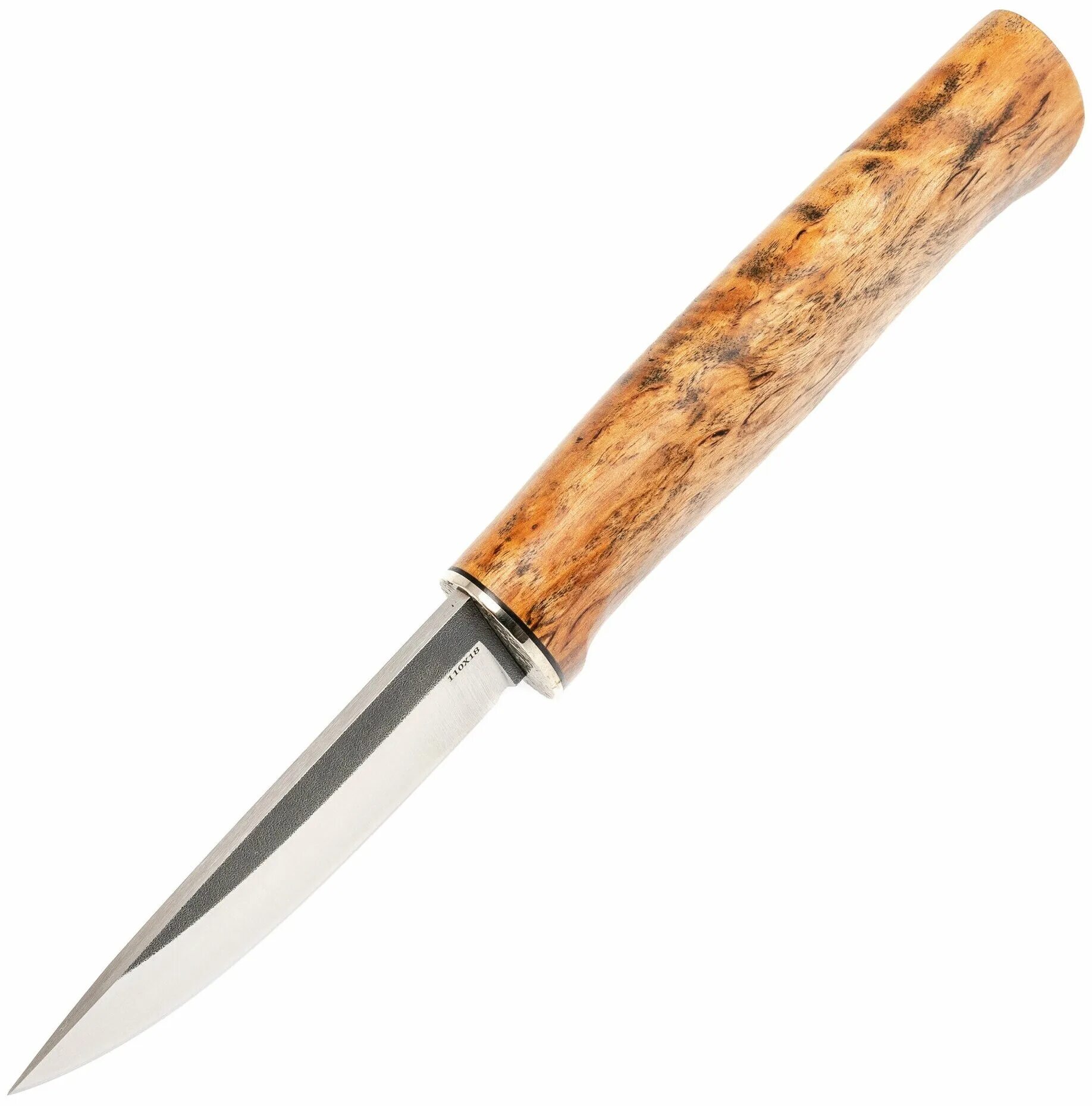 нож стриж с ручкой под дерево затянутая гайкой с торца. нож для рыбы roma 22000029. нож шторм, сталь 110х18, рукоять граб. нож из стали 110х18 борема forester. 110х18мшд сталь.