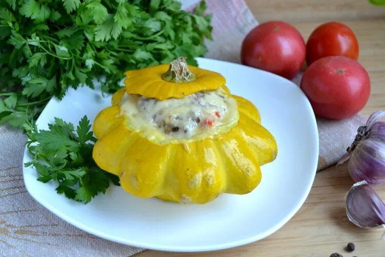 патиссоны блюда рецепты с фото. патиссон копейка (премиум сидс). патиссоны блюда рецепты с фото. горшочки из патиссонов. патиссоны в духовке.