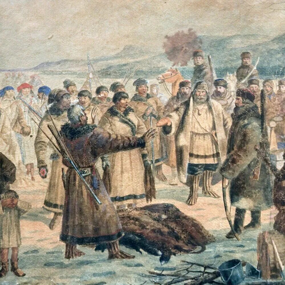 Сдача пушнины