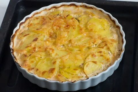 Картошка с молоком запеченная в духовке