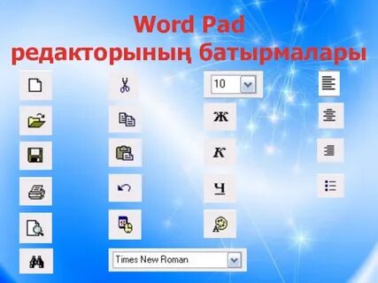 Word мәтіндік редакторы