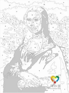Палитра картины по номерам