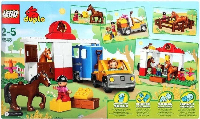 Набор Duplo 5648. Конюшня дупл