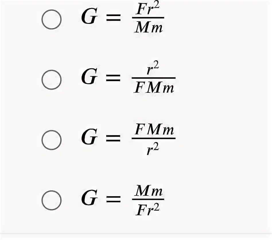 F gm1m2 r2. F gm1m2 r2