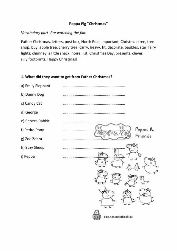 Peppa Pig Christmas Worksheets. Peppa Pig in English Worksheets. Peppa's Christmas Worksheet. Peppa Pig Christmas Worksheets for Kids. Peppa worksheet